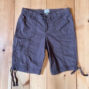 St. John's Bay Taupe Casual Shorts